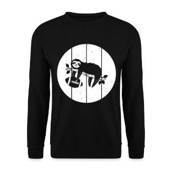 Football américain paresseux Joueur de football paresseux - Sweat-shirt Unisexe - noir - Devant - Alina (178cm) & Michal (187cm)