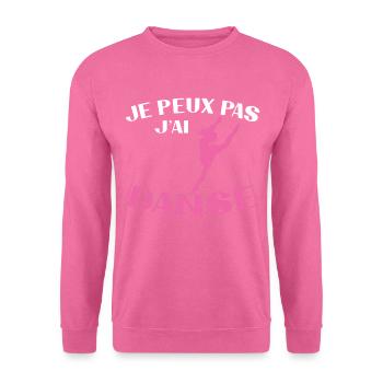 Ich kann nicht tanzen Frau Geschenk - Unisex Pullover - Pink - Vorne