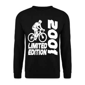 Limited Edition 2001 Limited Edition Fahrrad - Unisex Pullover - Schwarz - Vorne - Alina (178cm) & Michal (187cm)