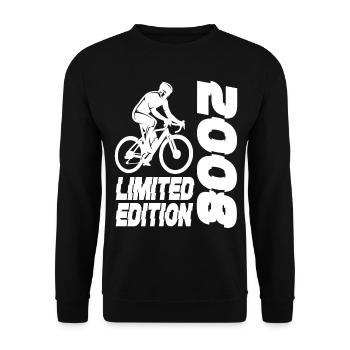 Limited Edition 2008 Limited Edition Fahrrad - Unisex Pullover - Schwarz - Vorne - Alina (178cm) & Michal (187cm)