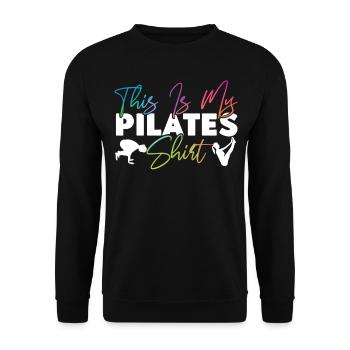Instructeur de Pilates Professeur C’est - Sweat-shirt Unisexe - noir - Devant - Alina (178cm) & Michal (187cm)