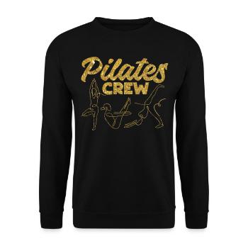Pilates Instructor Teacher Pilates - Unisex Pullover - Schwarz - Vorne - Alina (178cm) & Michal (187cm)