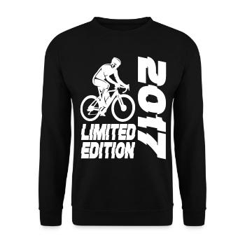 Limited Edition 2017 Limited Edition Fahrrad - Unisex Pullover - Schwarz - Vorne - Alina (178cm) & Michal (187cm)