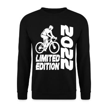 Limited Edition 2022 Limited Edition Fahrrad - Unisex Pullover - Schwarz - Vorne - Alina (178cm) & Michal (187cm)