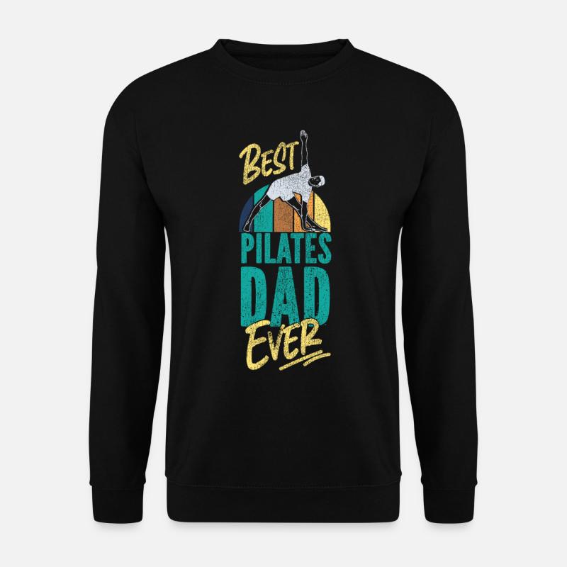 Pilates Instructor Teacher Dad - Unisex Sweatshirt - black