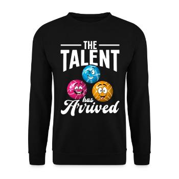 The Talent Has Arrived - Boccia Balls Bocce Ball P - Unisex Pullover - Schwarz - Vorne - Alina (178cm) & Michal (187cm)