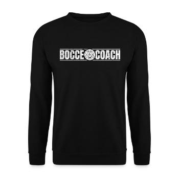 Joueur de pétanque Joueur de boccia - Entraîneur de pétanque - Sweat-shirt Unisexe - noir - Devant - Alina (178cm) & Michal (187cm)