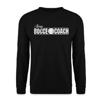 Joueur de pétanque Joueur de boccia - Entraîneur de pétanque sexy - Sweat-shirt Unisexe - noir - Devant - Alina (178cm) & Michal (187cm)