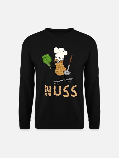 Cacahuète Cuire Légume Cuisson Rapide Cuisson Patin - Sweat-shirt Unisexe - noir