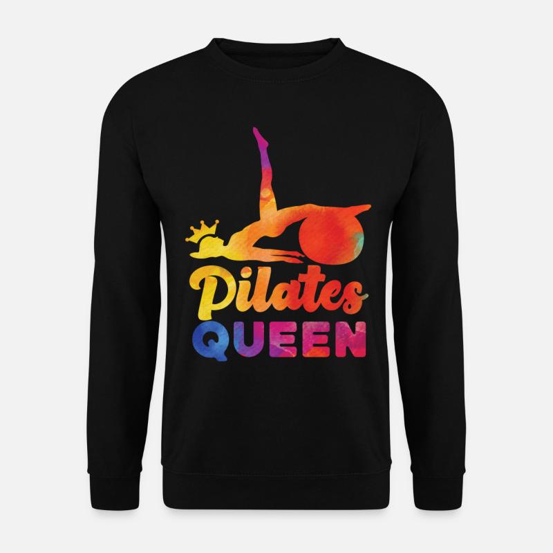 Instructeur de Pilates Enseignant Queen - Sweat-shirt Unisexe - noir