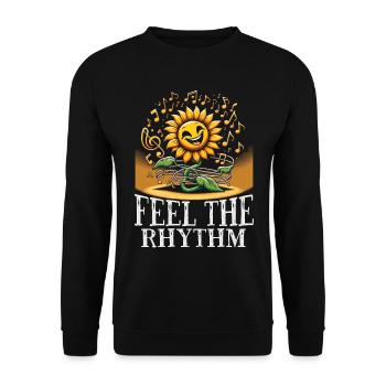 Songtexte Musikliebhaber Songwriter Musikfestival - Unisex Pullover - Schwarz - Vorne - Alina (178cm) & Michal (187cm)