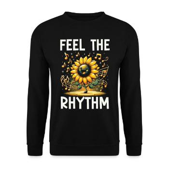 Songtexte Musikliebhaber Songwriter Musikfestival - Unisex Pullover - Schwarz - Vorne - Alina (178cm) & Michal (187cm)