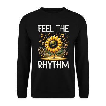 Songtexte Musikliebhaber Songwriter Musikfestival - Unisex Pullover - Schwarz - Vorne - Alina (178cm) & Michal (187cm)