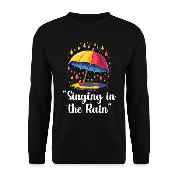 Songtexte Musikliebhaber Songwriter Musikfestival - Unisex Pullover - Schwarz - Vorne - Alina (178cm) & Michal (187cm)