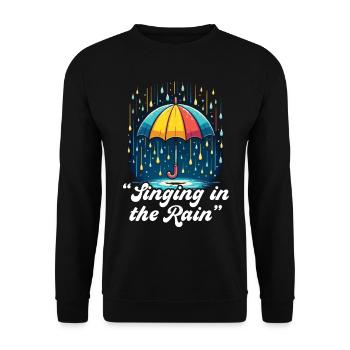 Songtexte Musikliebhaber Songwriter Musikfestival - Unisex Pullover - Schwarz - Vorne - Alina (178cm) & Michal (187cm)