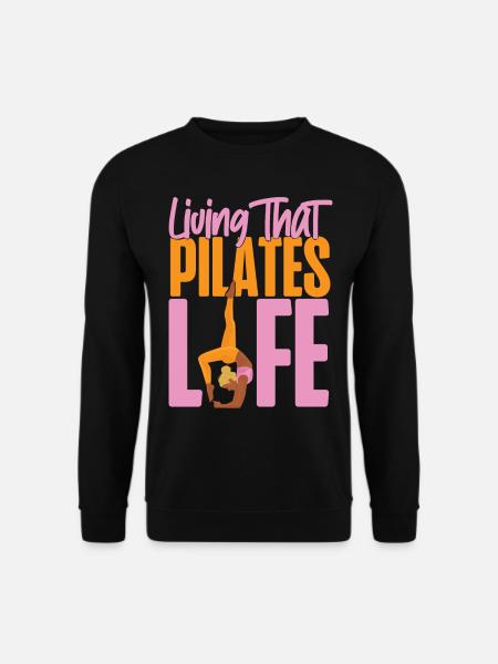 Pilates Instructor Teacher Living - Unisex Sweatshirt - black