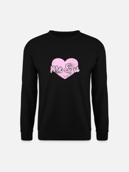 Me and U - Unisex Sweatshirt - black