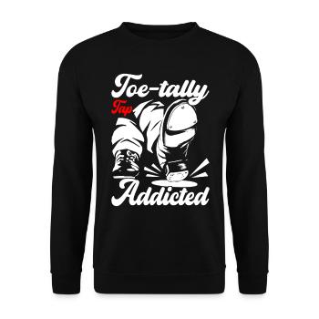 Claquettes Claquettes Danseuse de claquettes - Sweat-shirt Unisexe - noir - Devant - Alina (178cm) & Michal (187cm)