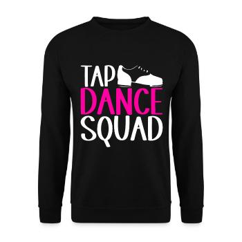 Claquettes Claquettes Danseuse de claquettes - Sweat-shirt Unisexe - noir - Devant - Alina (178cm) & Michal (187cm)