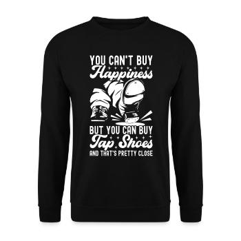 Claquettes Claquettes Danseuse de claquettes - Sweat-shirt Unisexe - noir - Devant - Alina (178cm) & Michal (187cm)