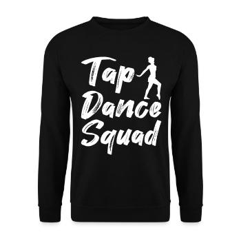 Stepptanz Stepptänzer - Unisex Pullover - Schwarz - Vorne - Alina (178cm) & Michal (187cm)