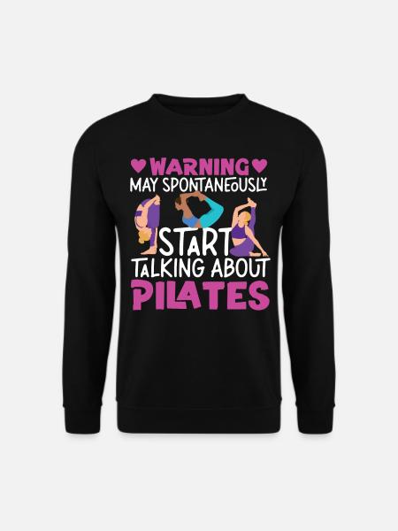 Avertissement de l’instructeur de Pilates - Sweat-shirt Unisexe - noir