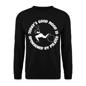 Pilates Instructor Teacher Today's - Unisex Pullover - Schwarz - Vorne - Alina (178cm) & Michal (187cm)
