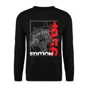 Édition limitée 1956 Édition limitée Football - Sweat-shirt Unisexe - noir - Devant - Alina (178cm) & Michal (187cm)