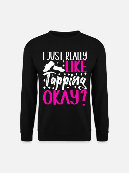 Tip tap Ballerino di tip tap - Felpa unisex - nero