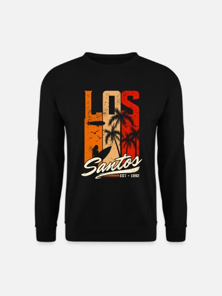 Los Santos Est 1992 - Sunset - Unisex Sweatshirt - black