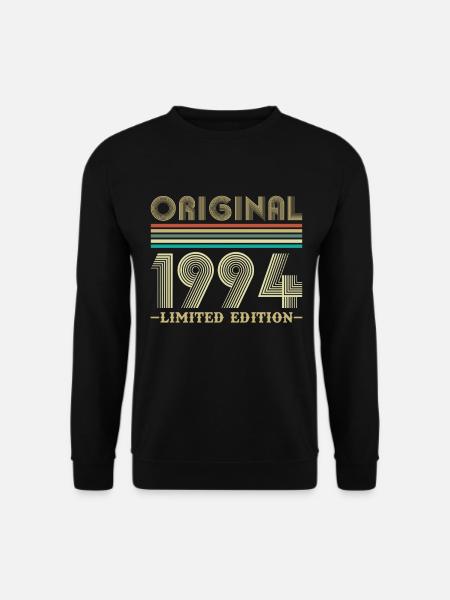 Original 1994 Vintage Jahrgang Geburtstag Geschenk - Unisex Pullover - Schwarz