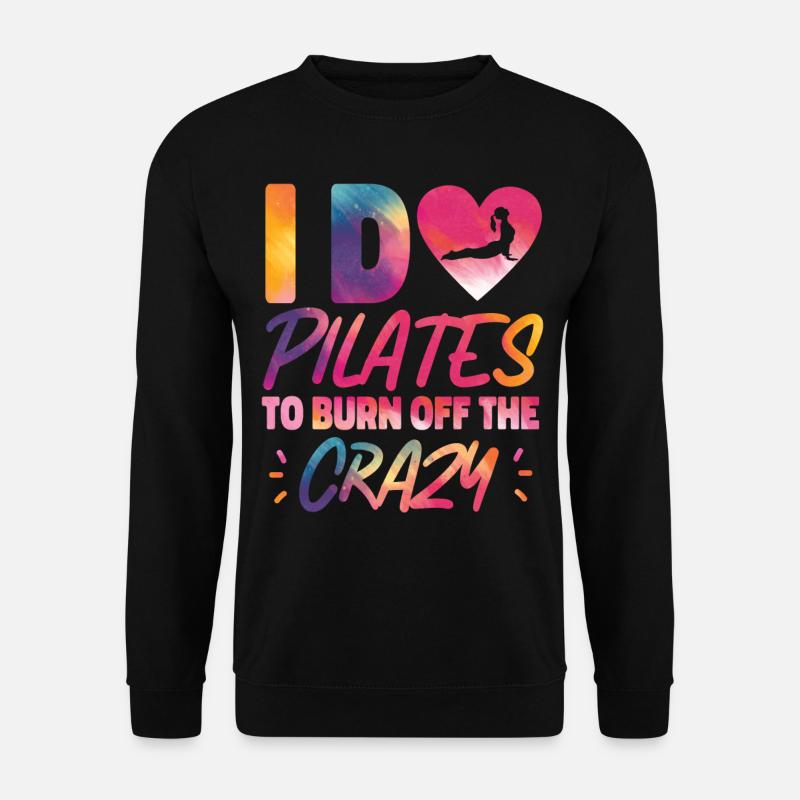 Instructeur de Pilates Enseignant - Sweat-shirt Unisexe - noir