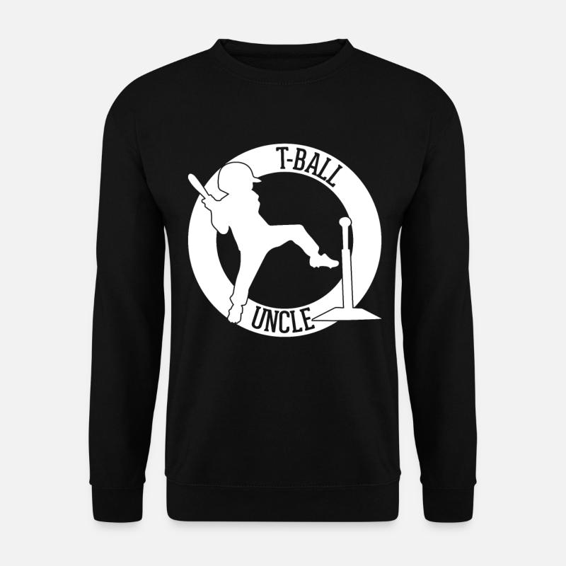 T-Ball Uncle Teeball Player Uncle - Unisex Pullover - Schwarz