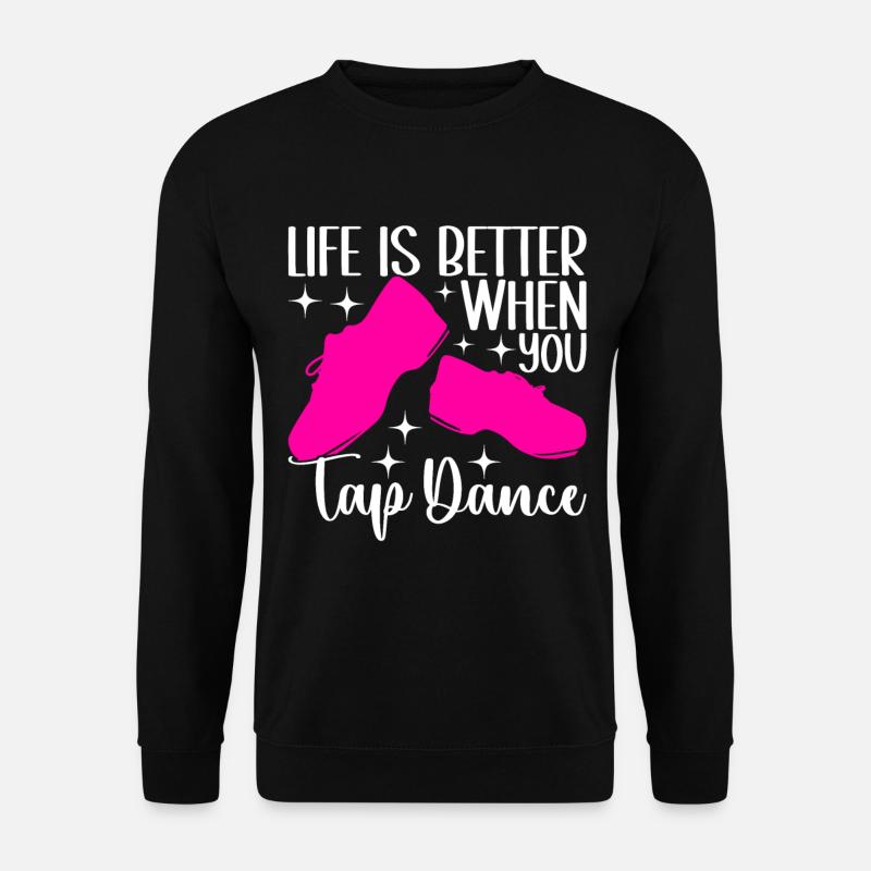 Stepptanz Stepptänzer - Unisex Pullover - Schwarz