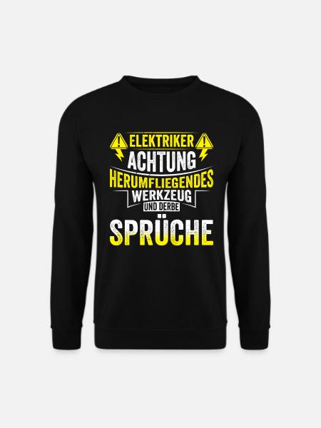 Elektriker Werkzeug - Unisex Pullover - Schwarz