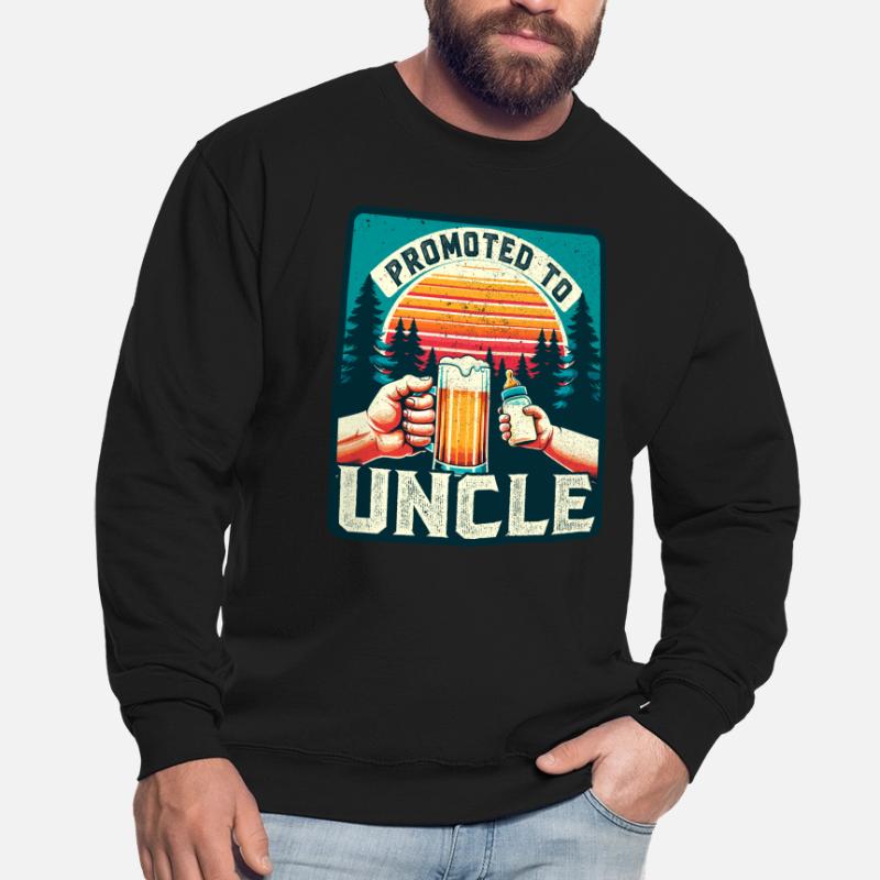 Expectant uncle loading Future uncle Unisex Sweatshirt