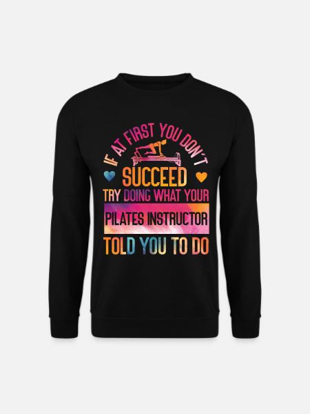 Pilates Instructor Teacher - Unisex Sweatshirt - black