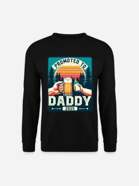 Kommende far indlæser Future Dad 2025 - Unisex sweater - sort