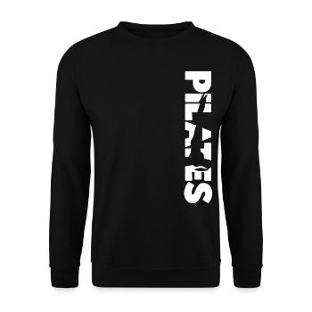 Pilates Instructor Teacher Pilates - Unisex Pullover - Schwarz - Vorne - Alina (178cm) & Michal (187cm)