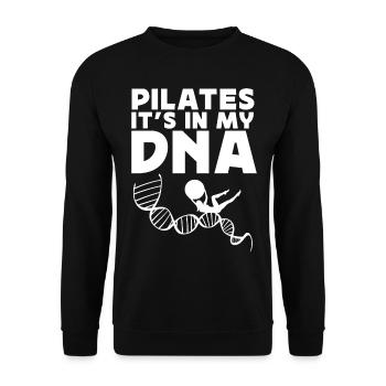 Pilates Instructor Teacher Pilates - Unisex Pullover - Schwarz - Vorne - Alina (178cm) & Michal (187cm)