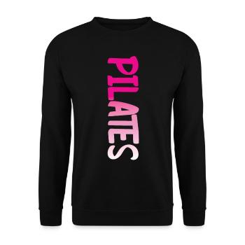 Pilates Instructor Teacher Pilates - Unisex Pullover - Schwarz - Vorne - Alina (178cm) & Michal (187cm)