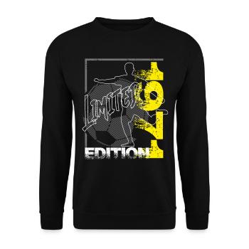 Édition limitée 1971 Édition limitée Football - Sweat-shirt Unisexe - noir - Devant - Alina (178cm) & Michal (187cm)