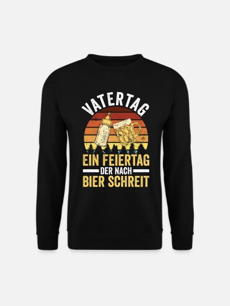 Dad Beer Father Father's Day - Unisex Sweatshirt - black
