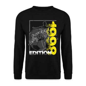 Édition limitée 1998 Édition limitée Football - Sweat-shirt Unisexe - noir - Devant - Alina (178cm) & Michal (187cm)