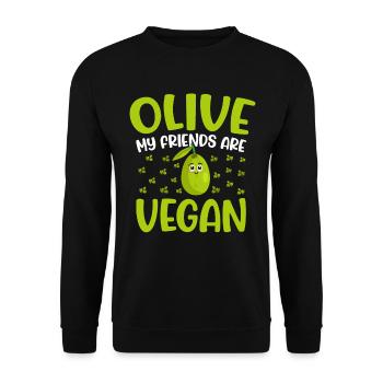 Es Ist Eine Zugsache, Die Du Nicht Verstehen - Unisex Pullover - Schwarz - Vorne - Alina (178cm) & Michal (187cm)