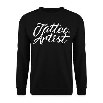 INKED BASTARDS TATTOO STUDIO TRIBAL INK ARTIST - Unisex Sweatshirt - black - Front - Alina (178cm) & Michal (187cm)