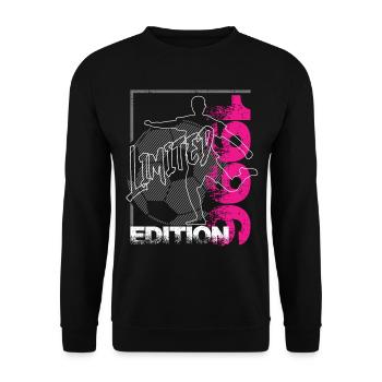Limited Edition 1996 Limited Edition Fußball - Unisex Pullover - Schwarz - Vorne - Alina (178cm) & Michal (187cm)