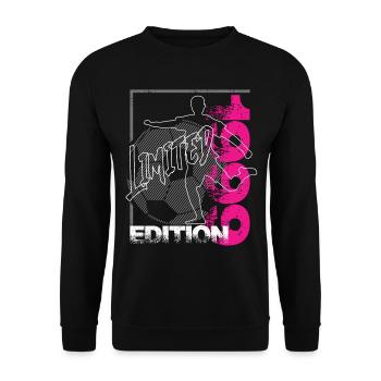 Limited Edition 1999 Limited Edition Fußball - Unisex Pullover - Schwarz - Vorne - Alina (178cm) & Michal (187cm)