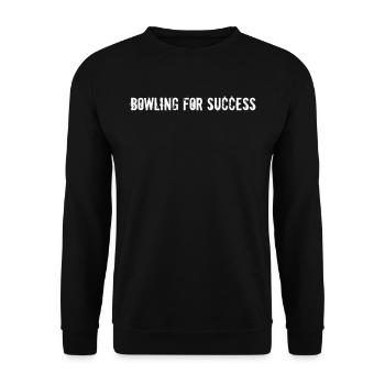 Bowling - Bowling for success - Unisex Pullover - Schwarz - Vorne - Alina (178cm) & Michal (187cm)