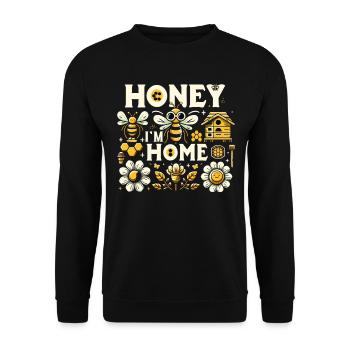 Amoureux des abeilles Apiculteurs Amis de la nature Apiculteurs - Sweat-shirt Unisexe - noir - Devant - Alina (178cm) & Michal (187cm)